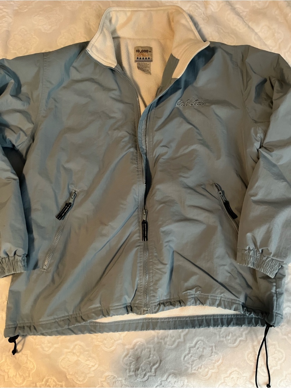 Cabela's women's Light Blue soft fleece lined Insulated Jacket